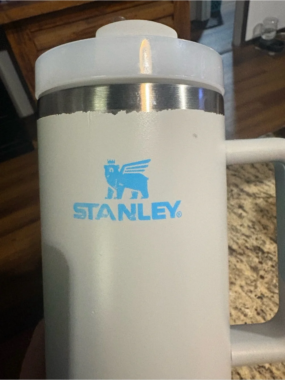 Stanley Grey and blue Tumbler 40oz - Picture 4 of 6